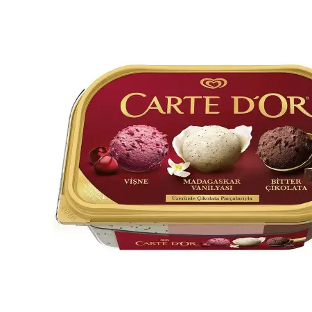 Algida Carte d'Or Classic Extra Vişne, Bitter Çikolata & Kaymak 850 ml