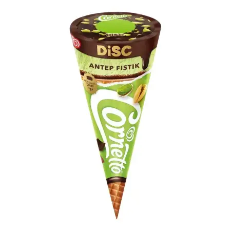 Algida Cornetto Disc Antep Fıstık & Çikolata 130 ml