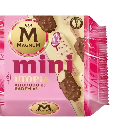 Algida Magnum Mini Utopia Ahududu Badem 338 ml