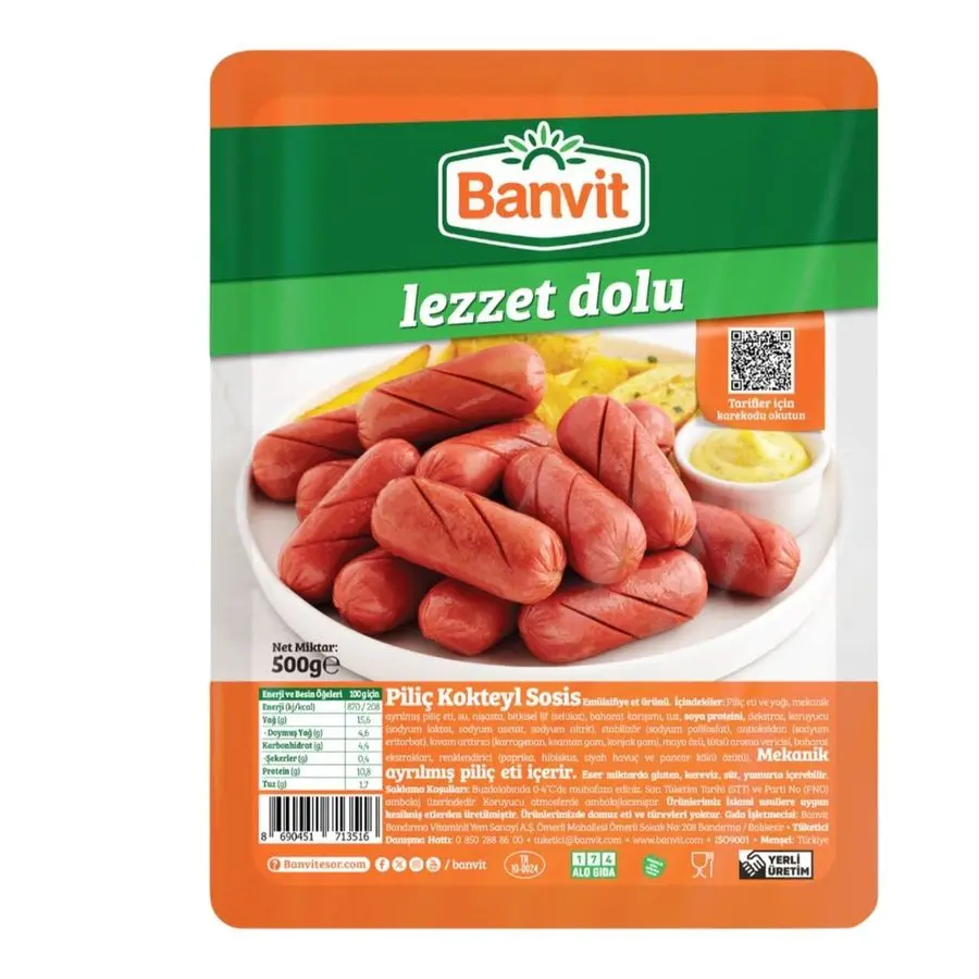 Banvit Piliç Kokteyl Sosis 500 g