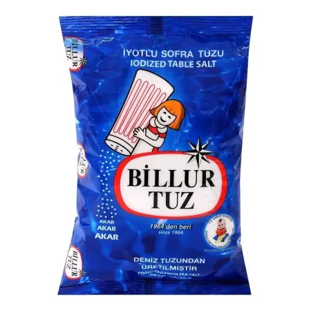 Billur Tuz Rafine İyotlu Sofra Tuzu 750 g