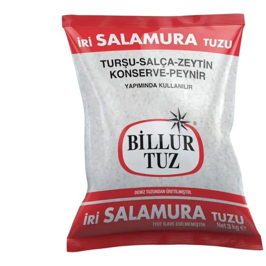 Billur Tuz Salamura Tuzu 3 kg