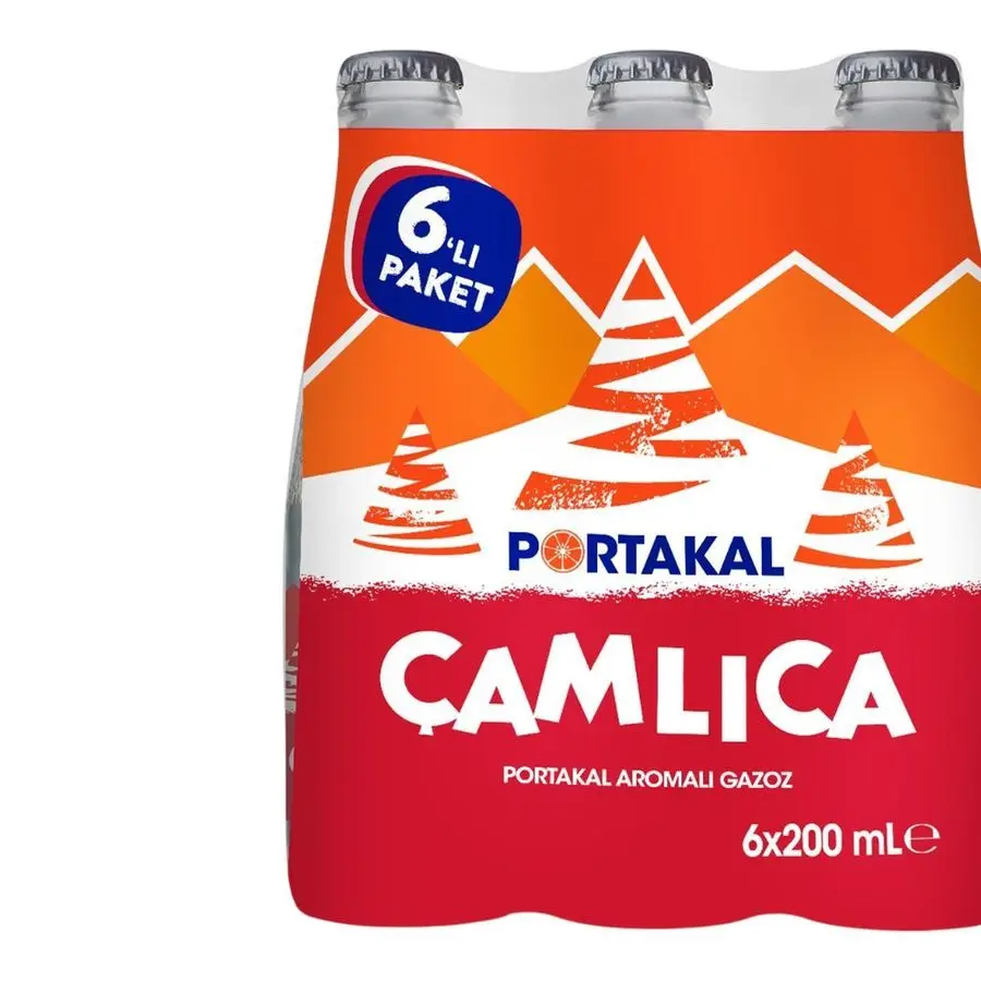 Çamlıca Portakal Aromalı Gazoz 6 x 200 ml