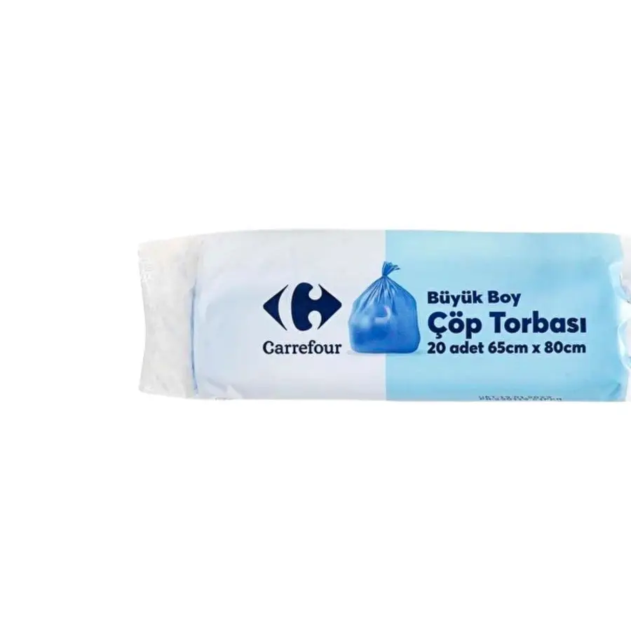 Carrefour Büyük Çöp Torbası 65 x 80 cm 20'li
