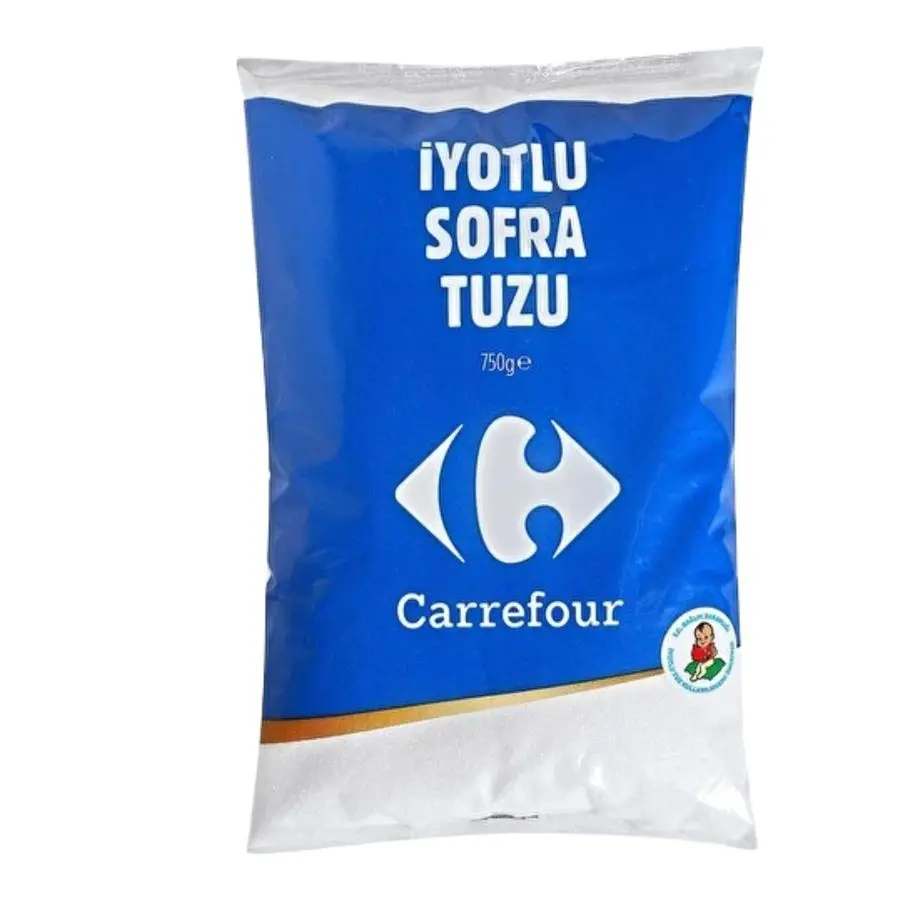 Carrefour İyotlu Sofra Tuzu 750 g
