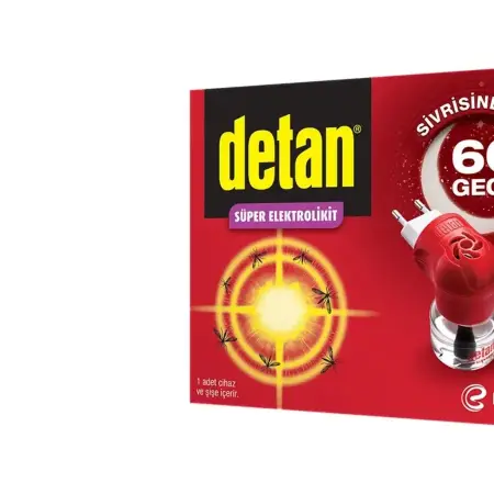 Detan 60 Gece Elektrolikit Cihaz + Yedek Sinek İlacı