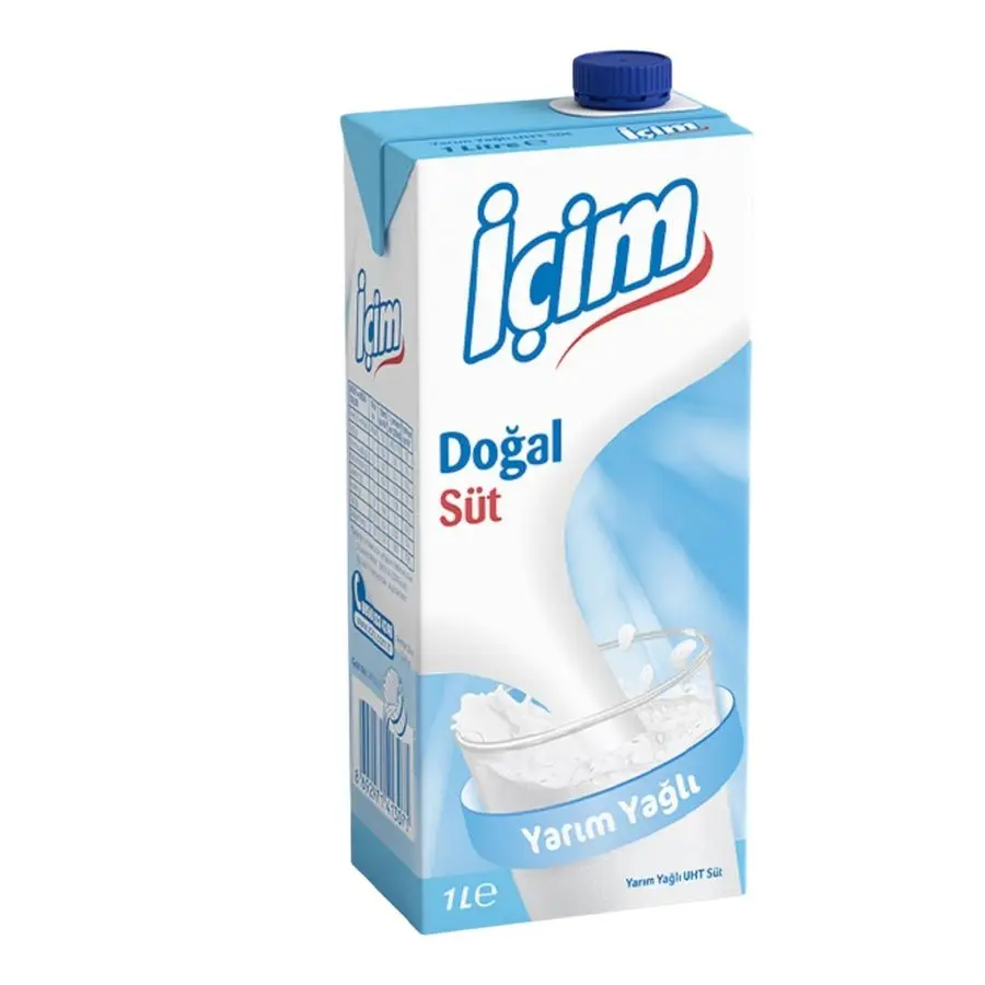 İçim Yarım Yağlı Süt 1 L