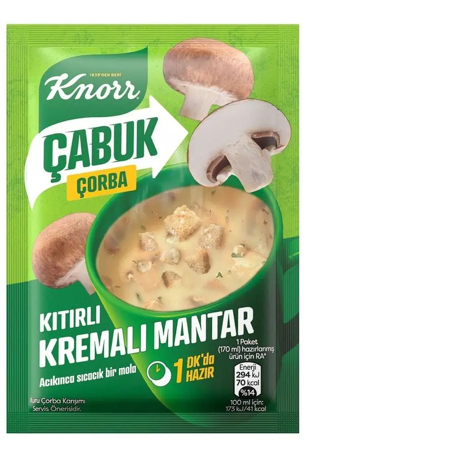 Knorr Çabuk Çorba Kıtırlı Kremalı Mantar 19 g