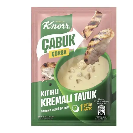 Knorr Çabuk Çorba Kıtırlı Kremalı Tavuk Çorbası 18 g