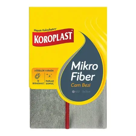 Koroplast Mikrofiber Cam Bezi 1 Adet