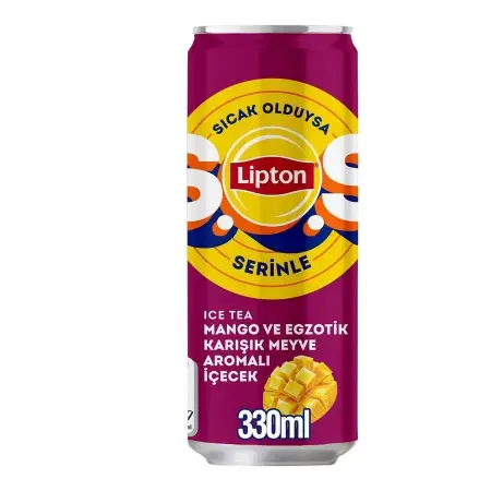 Lipton Ice Tea Mango Kutu 330 ml