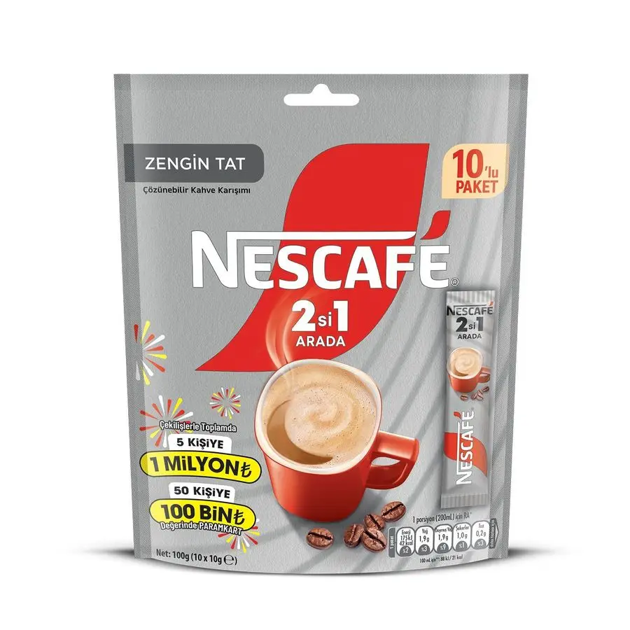 Nescafe 2si1 Arada Çözünebilir Kahve 10 x 10 g