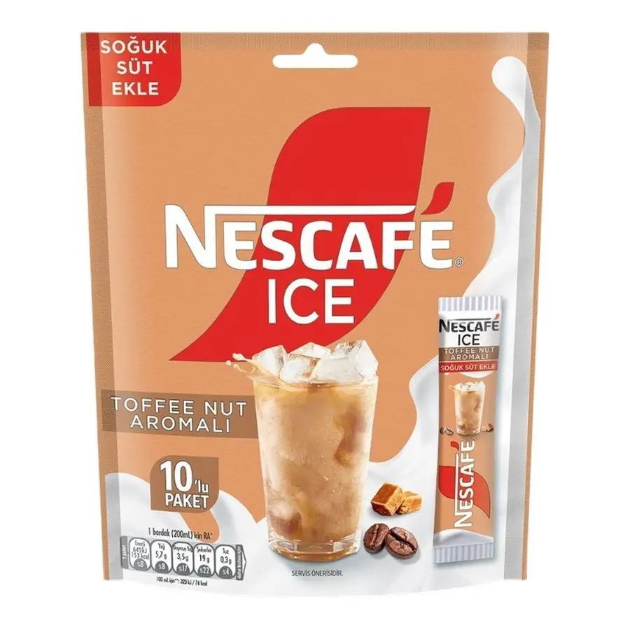 Nescafe Ice ToffeeNut 10.5 g 10'lu Paket