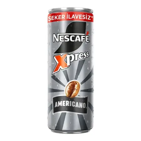 Nescafe Xpress Americano Şeker İlavesiz Soğuk Kahve 250 ml