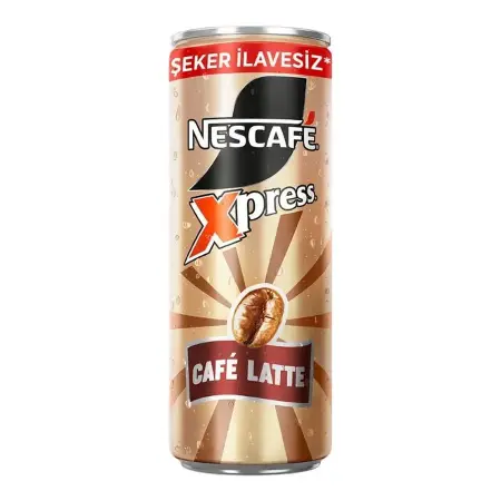 Nescafe Xpress Café Latte Şeker İlavesiz Soğuk Kahve 250 ml