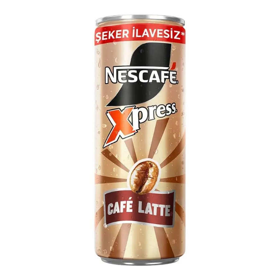 Nescafe Xpress Café Latte Şeker İlavesiz Soğuk Kahve 250 ml