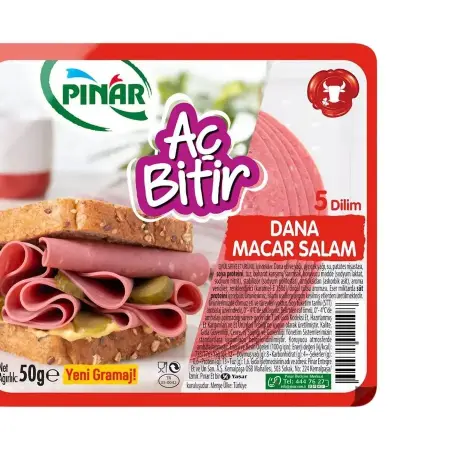 Pınar Aç Bitir Büyük Dilim Macar Salam 50 g
