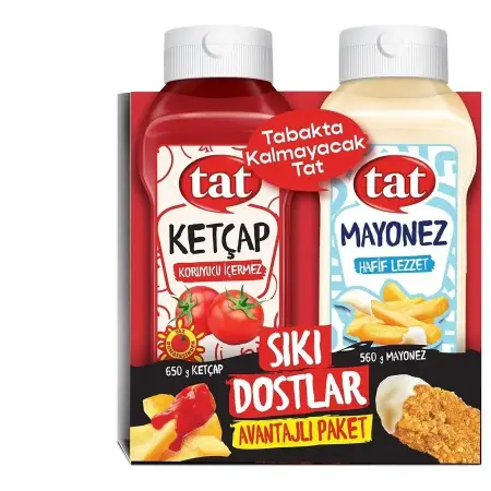 Tat Sıkı Dostlar Ketçap 650 g & Mayonez 560 g