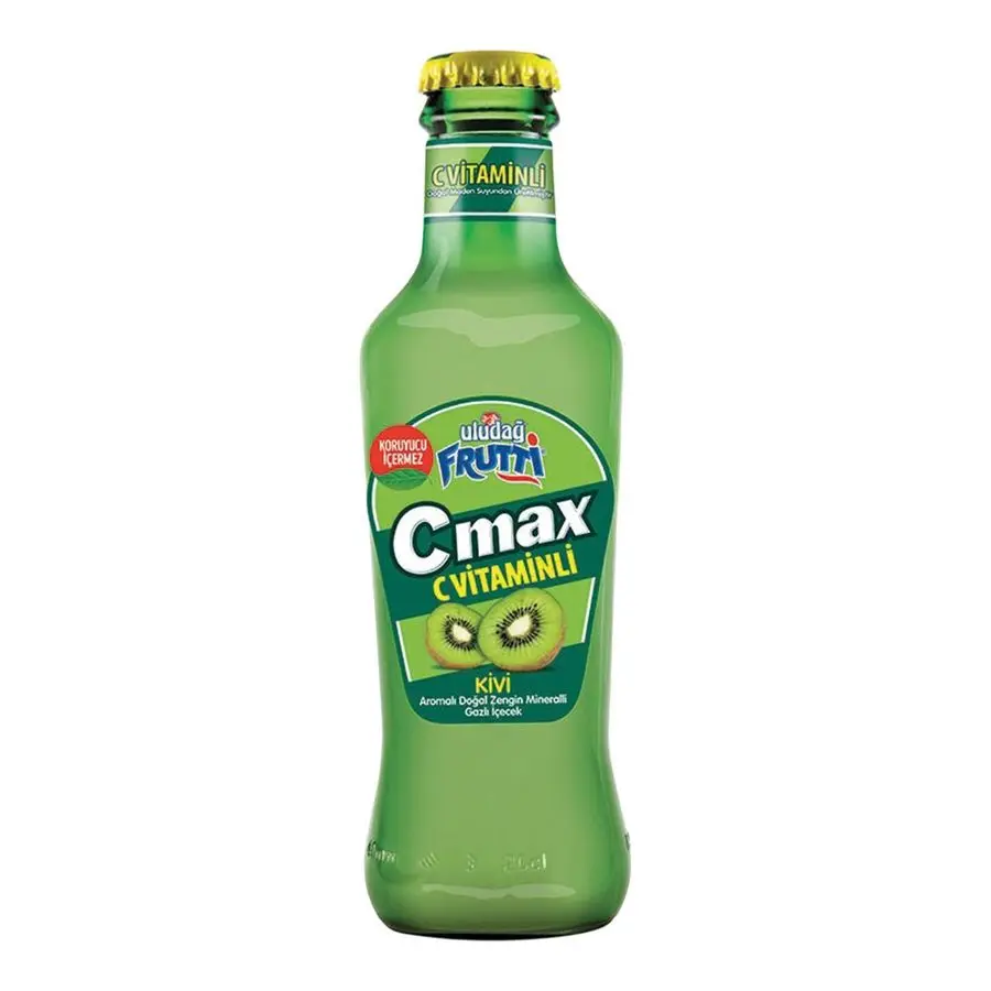 Uludağ Frutti C Max Kivi Aromalı Maden Suyu 200 ml